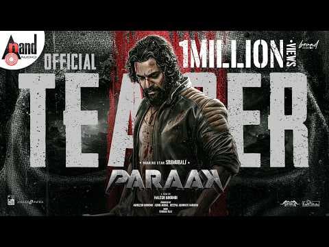 PARAAK | Official Teaser | SRIIMURALI | HALESH KOGUNDI | CHARAN RAJ | BRAND STUDIOS