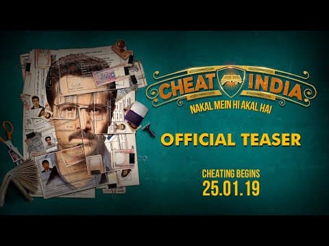 Official Movie Teaser: WHY CHEAT INDIA | Emraan Hashmi | Shreya Dhanwanthary | Soumik Sen