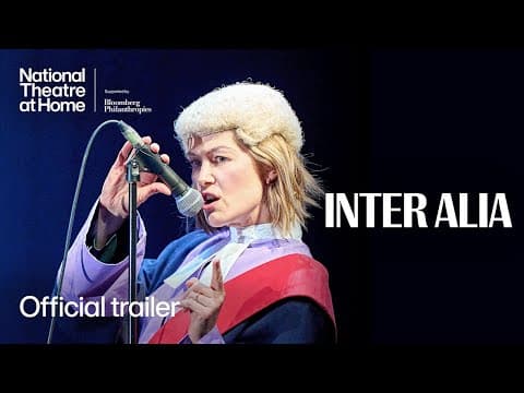 Inter Alia | Official Trailer | National Theatre at Home