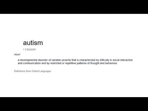 Autism & Me - Trailer