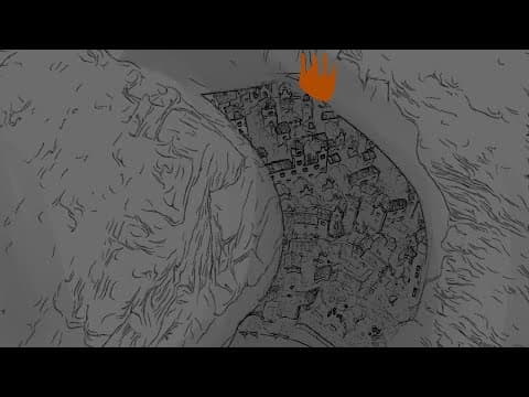 First Storyboard Test for “Thera: The Inverted Planet”