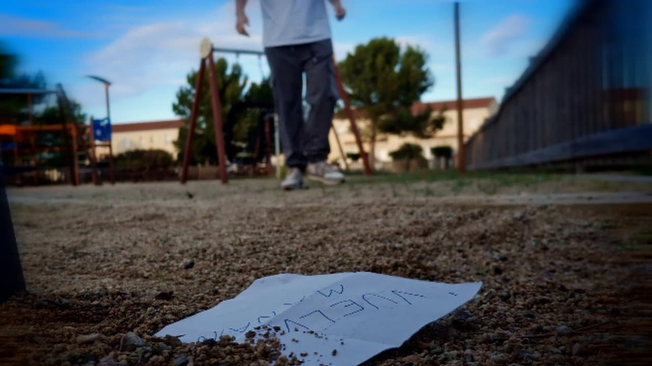 The deleted message